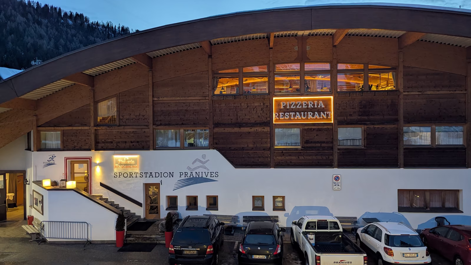 Restaurant Pranives Pizzeria in Selva - view