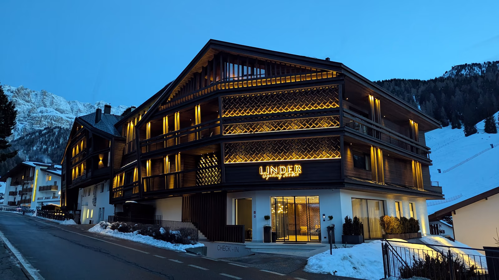 Linder Cycling Hotel in Wolkenstein - Außenansicht und Umgebung