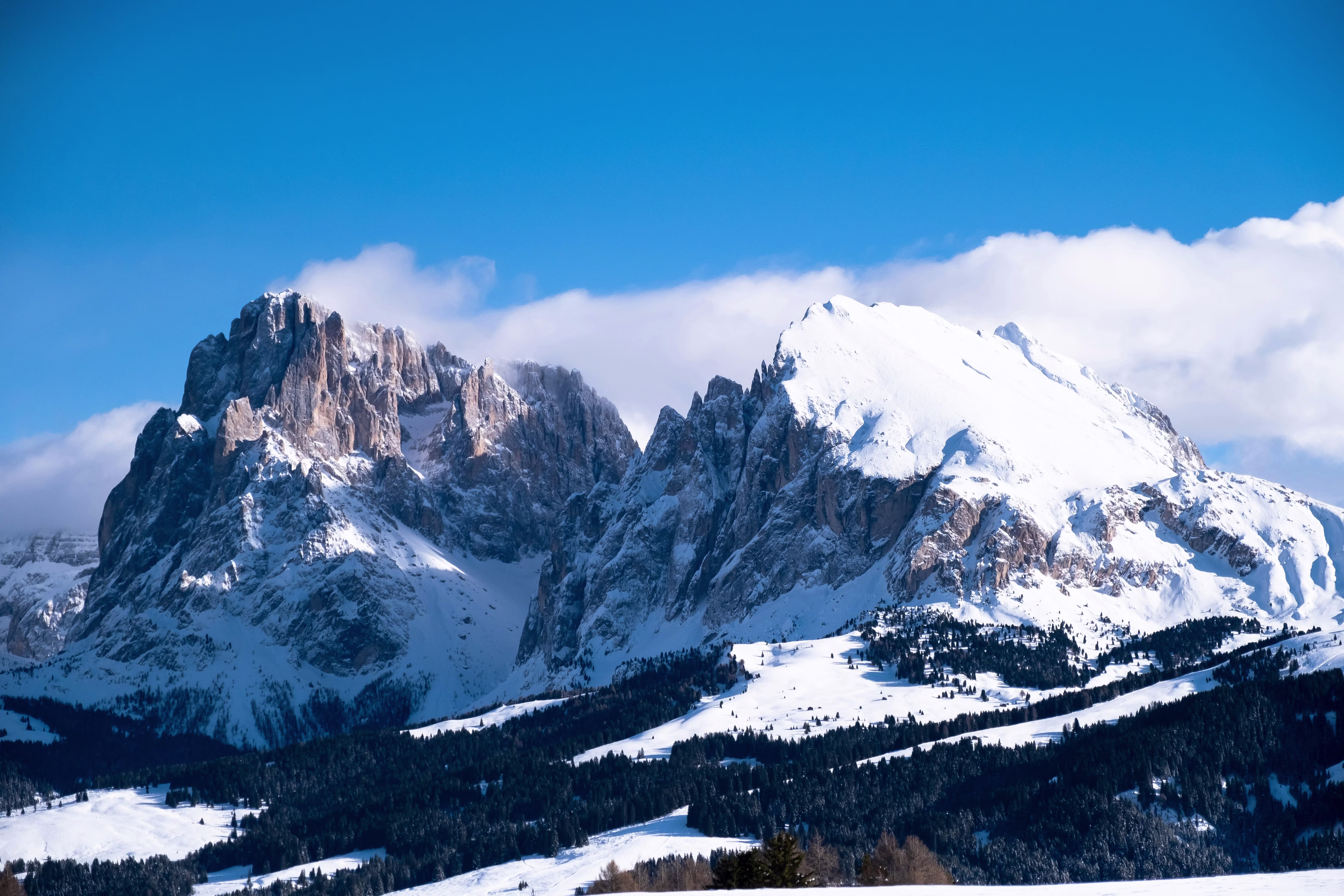 Panoramic view of the Dolomites